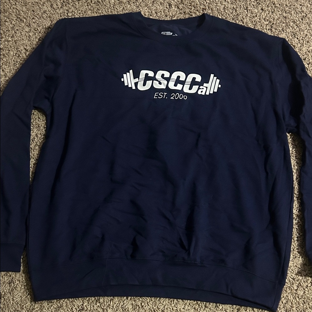 CSCCA Navy Blue Crewneck Sweatshirt